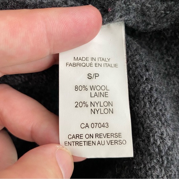 Daniele Blasi Men’s Wool Gray Sweater Size Small Made in Italy - Picture 8 of 8